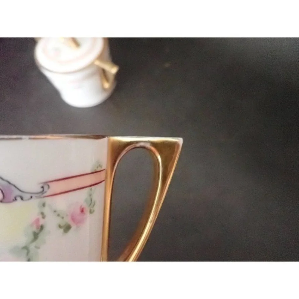 Favorite Bavaria‎ Stouffer C. Hutschenreuther Creamer and Sugar Set Pink Rose